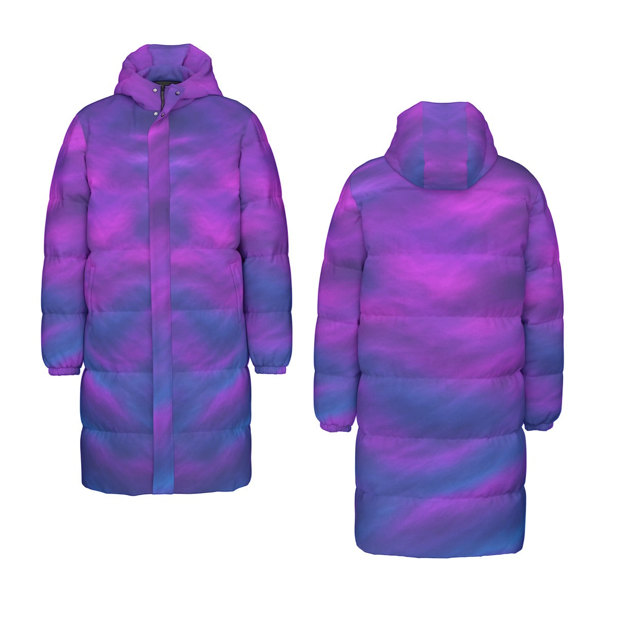 Unisex Long Down Jacket