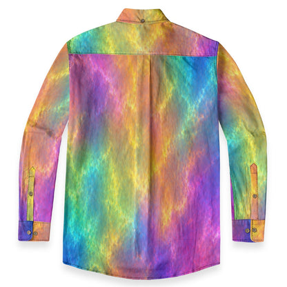Men's Casual Lapel Long Sleeve Shirt|125GSM Cotton