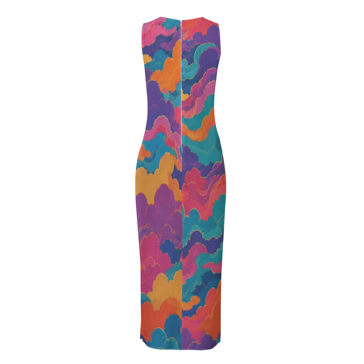 Women's Beach Perspective Chiffon Sleeveless Dress by O’Nimbus – view 2