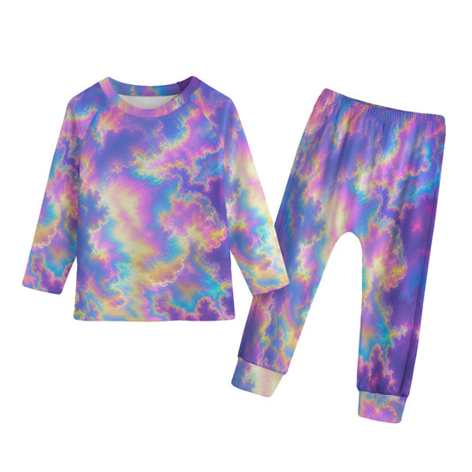 Kid's Knitted Fleece Set