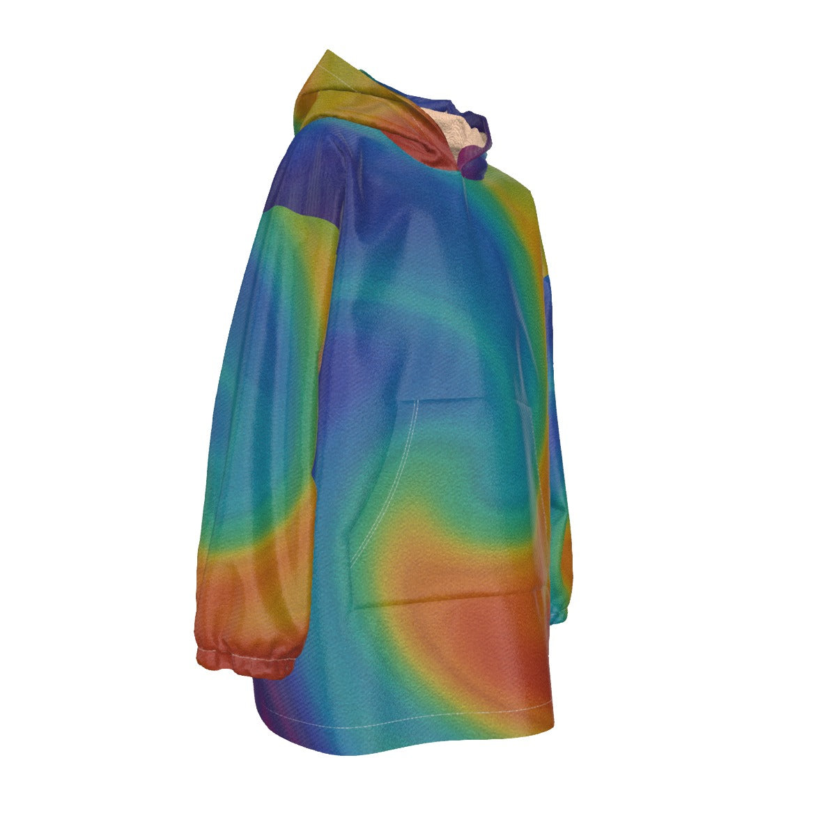 Unisex Kid's Sherpa Fleece Hoodie Blanket