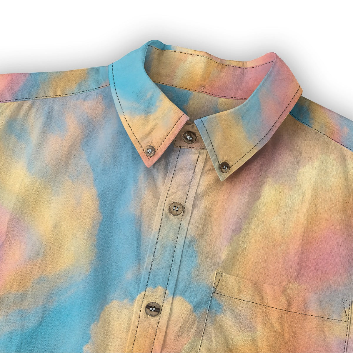 Men's Casual Lapel Long Sleeve Shirt|125GSM Cotton