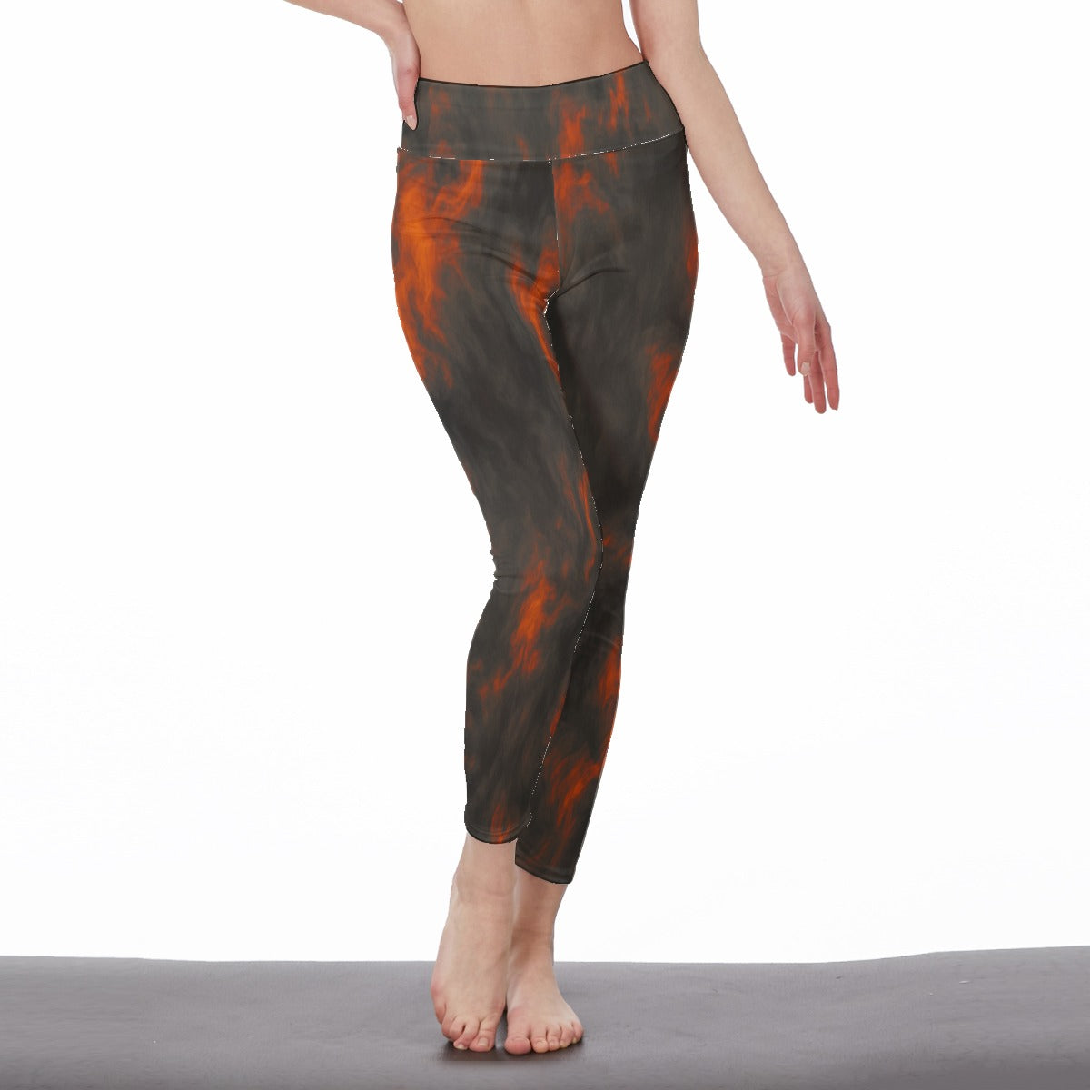 Women's High Waist Leggings | Side Stitch Closure