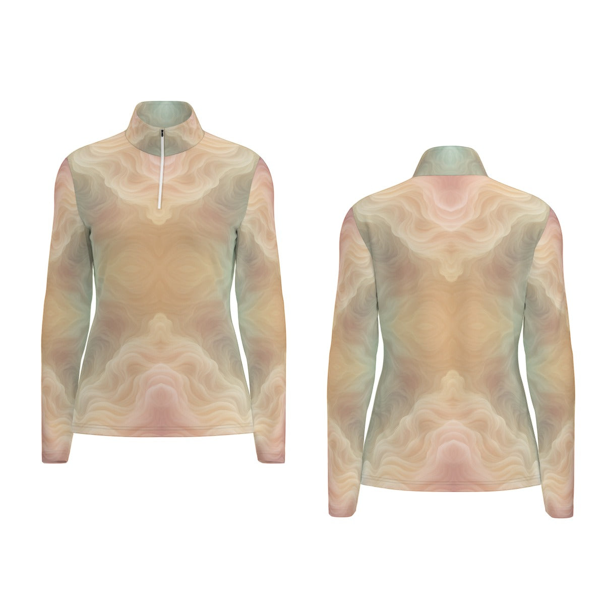 Women's Sports Collar Jersey With Long Sleeve