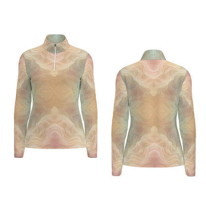 Women's Sports Collar Jersey With Long Sleeve