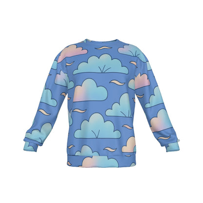 Men's Drop Shoulder Round Neck Long-Sleeved Sweatshirt