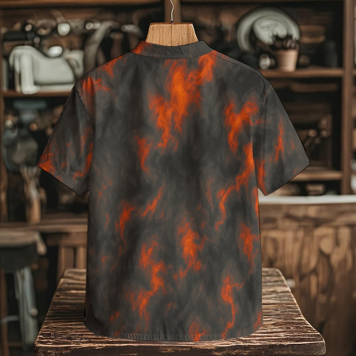 Men's Henley Shirt With Chest Pocket