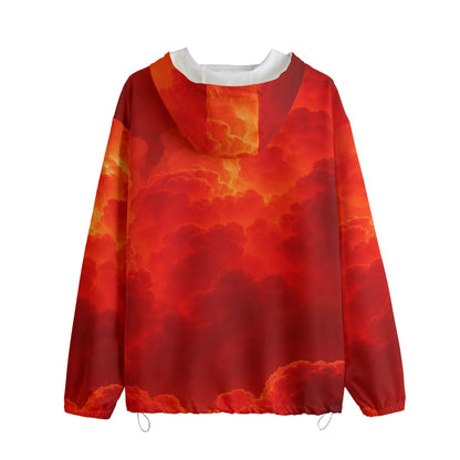 Unisex Pullover Jacket With Zipper Closure