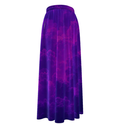 Women's Maxi Chiffon Skirts With Lining