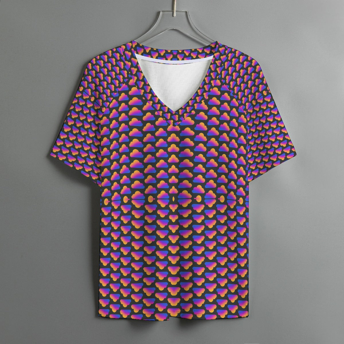 Women's V-neck T-shirt With Short Sleeve