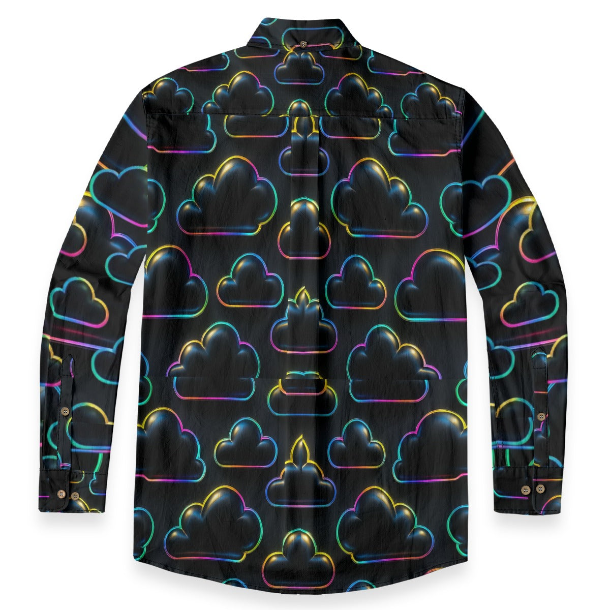 Men's Casual Lapel Long Sleeve Shirt|125GSM Cotton
