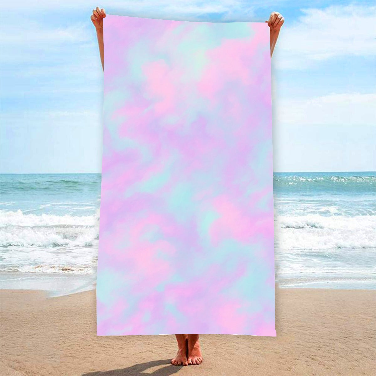 Unisex Adult Beach towel Vertical Style For the USA|320GSM