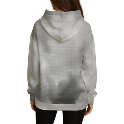 Women's Thick Waffle Knit Hoodie