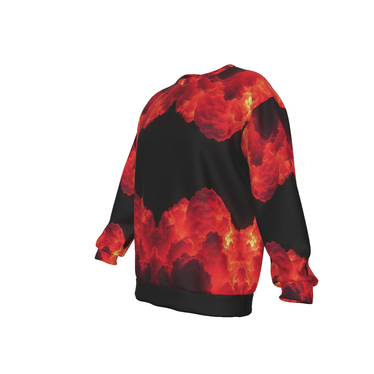 Men's Drop Shoulder Round Neck Long-Sleeved Sweatshirt