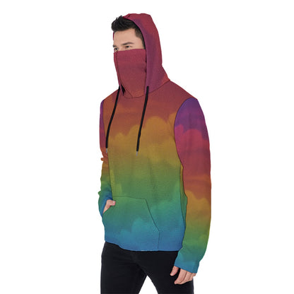 Men's Heavy Fleece Hoodie With Mask
