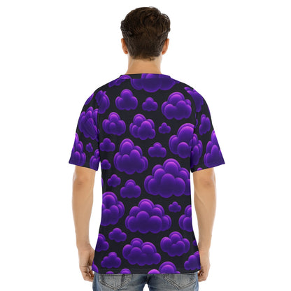 Men's Raglan Sleeve T-shirt With Button Closure