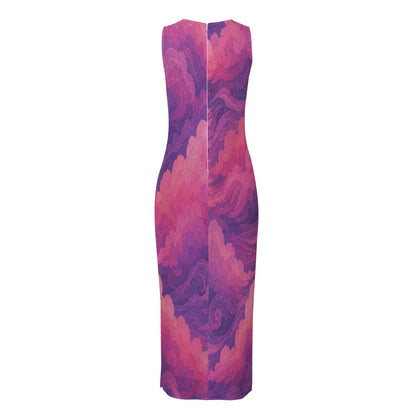 Women's Beach Perspective Chiffon Sleeveless Dress by O’Nimbus – view 2