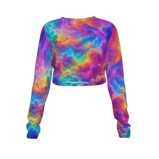Women's Round Neck Crop Top T-Shirt