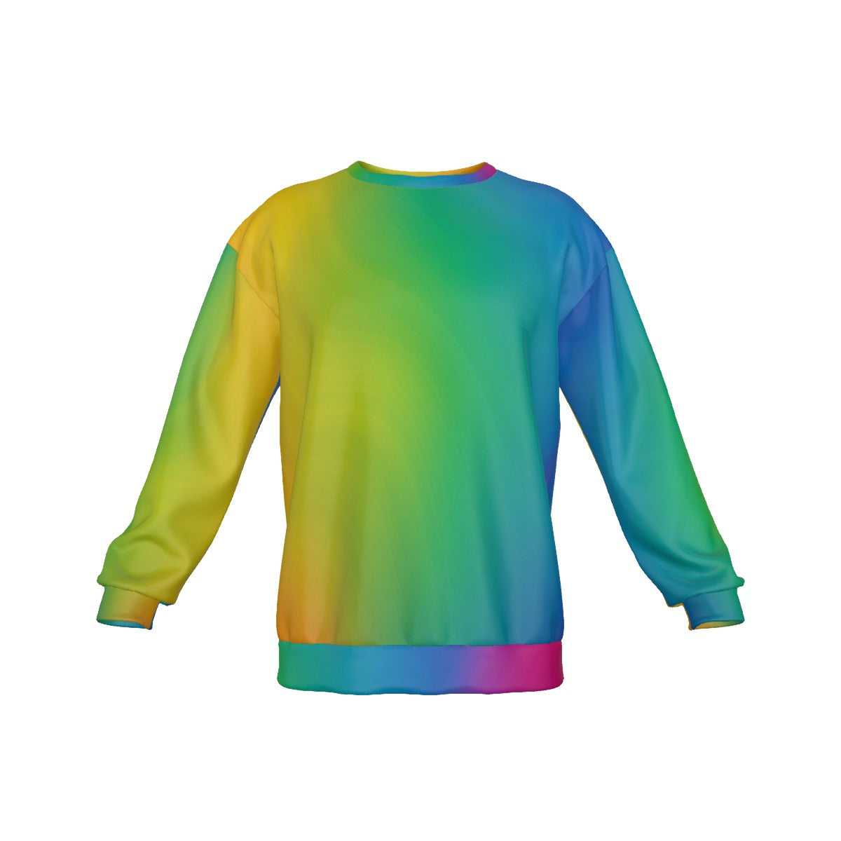 Men's Drop Shoulder Round Neck Long-Sleeved Sweatshirt