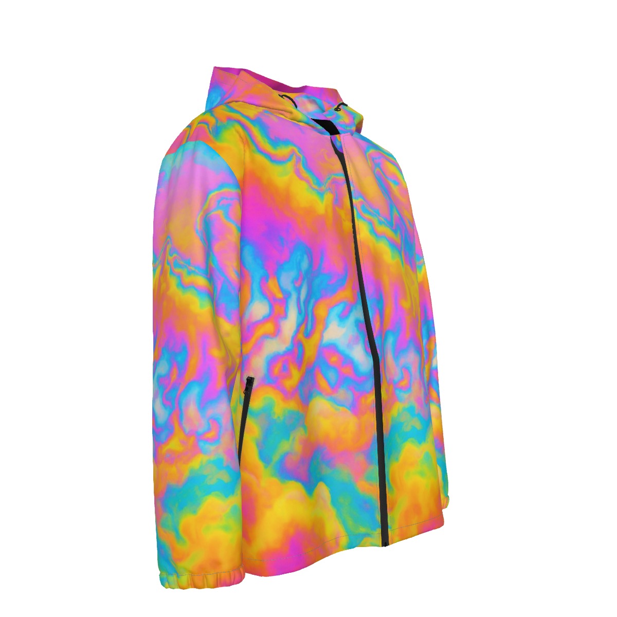 Men's Hooded Zipper Windproof Jacket