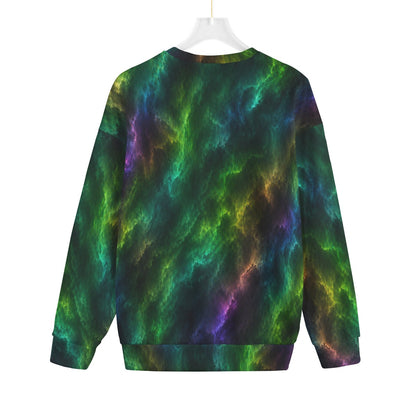 Unisex Drop-shoulder Knitted Fleece Sweater - view 2