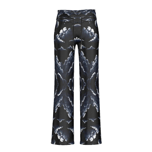 Women's High-waisted Straight-leg Trousers