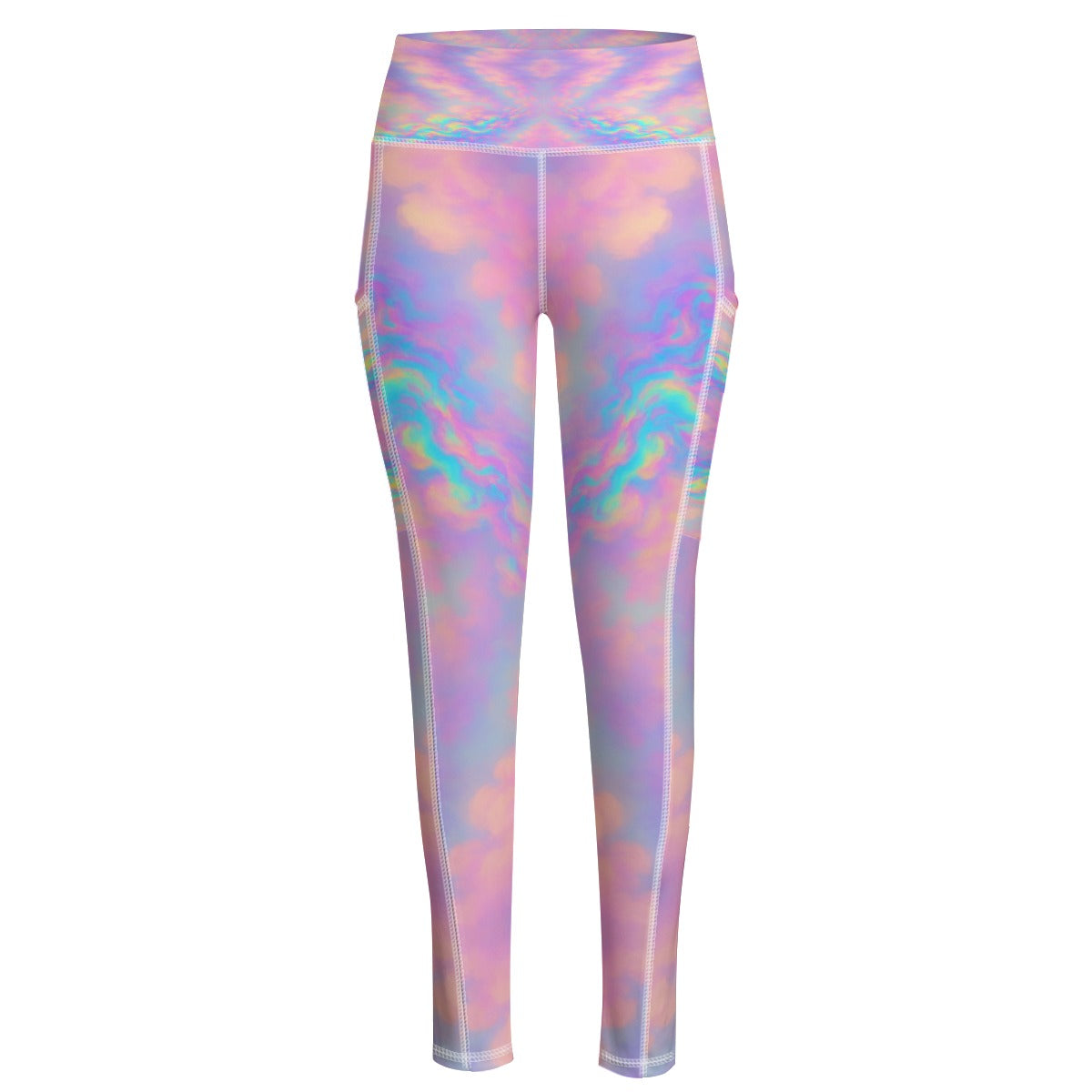 Women's Yoga Leggings With Side Pockets|210GSM