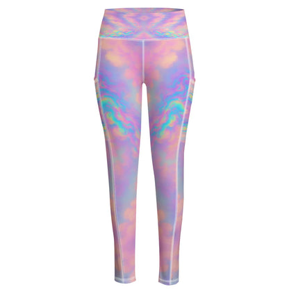 Women's Yoga Leggings With Side Pockets|210GSM