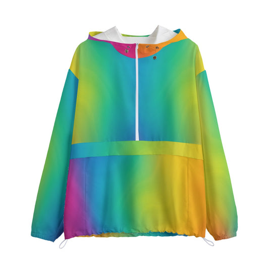 Unisex Pullover Jacket With Zipper Closure