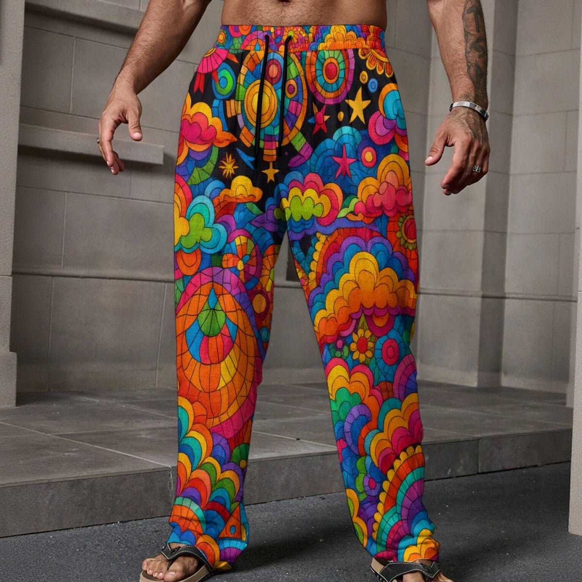 Men's Loose Casual Pants With Pocket