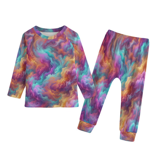 Kid's Knitted Fleece Set