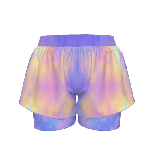 Unisex Sports Lined Shorts