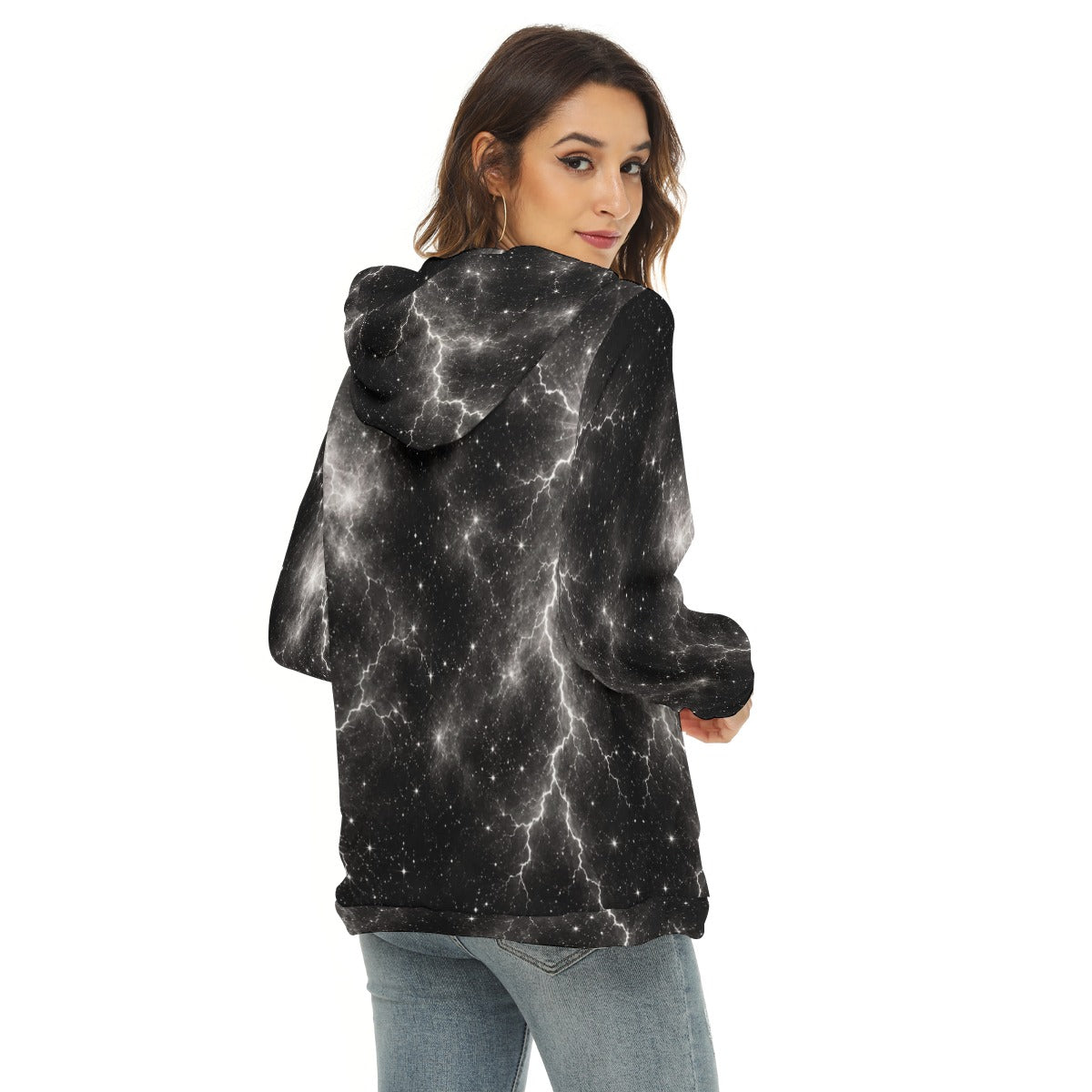 Women’s Borg-Fleece Half-Zip Hoodie - view 4