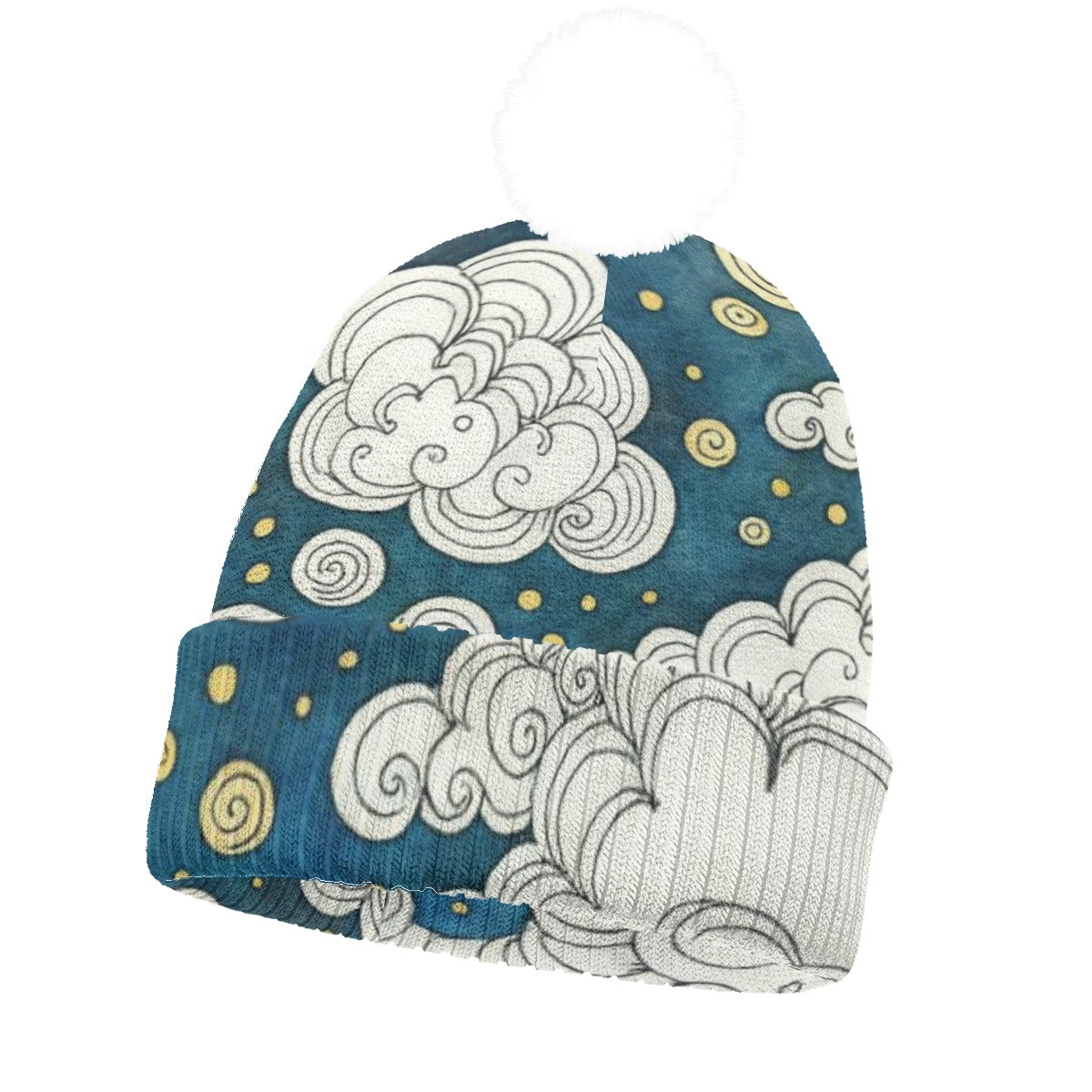 Unisex Knitted Hat With Pom-Pom