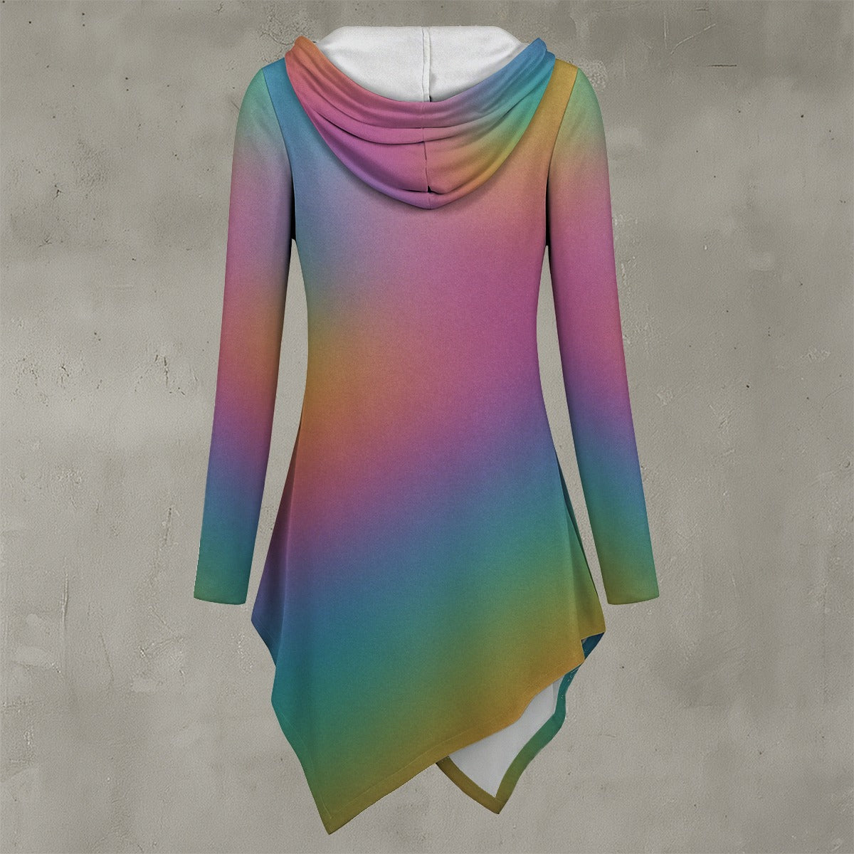 Women's Asymmetric Hem Hoodie