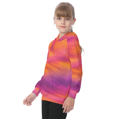 Unisex Kid's Raglan Pullover Hoodie