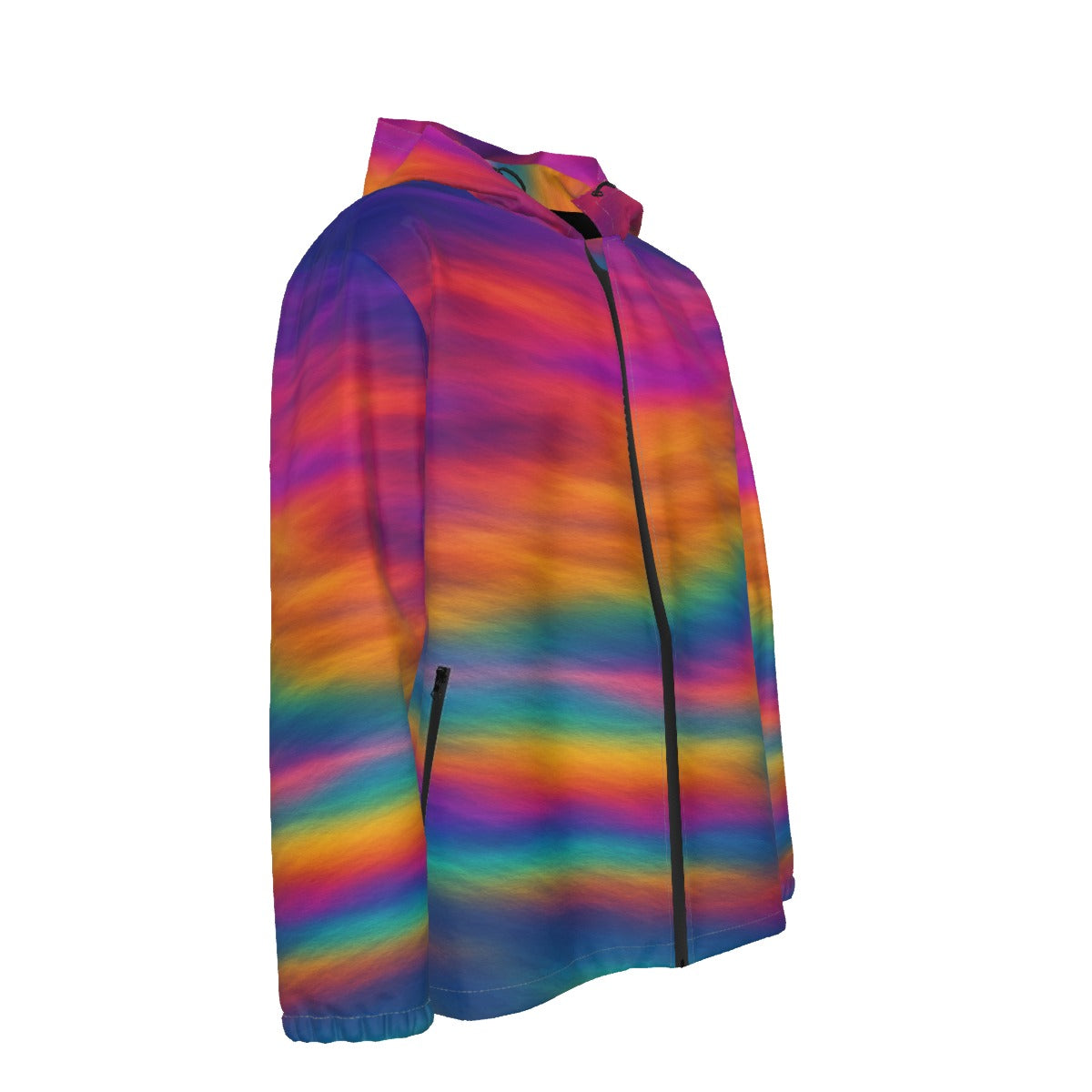 Men's Hooded Zipper Windproof Jacket