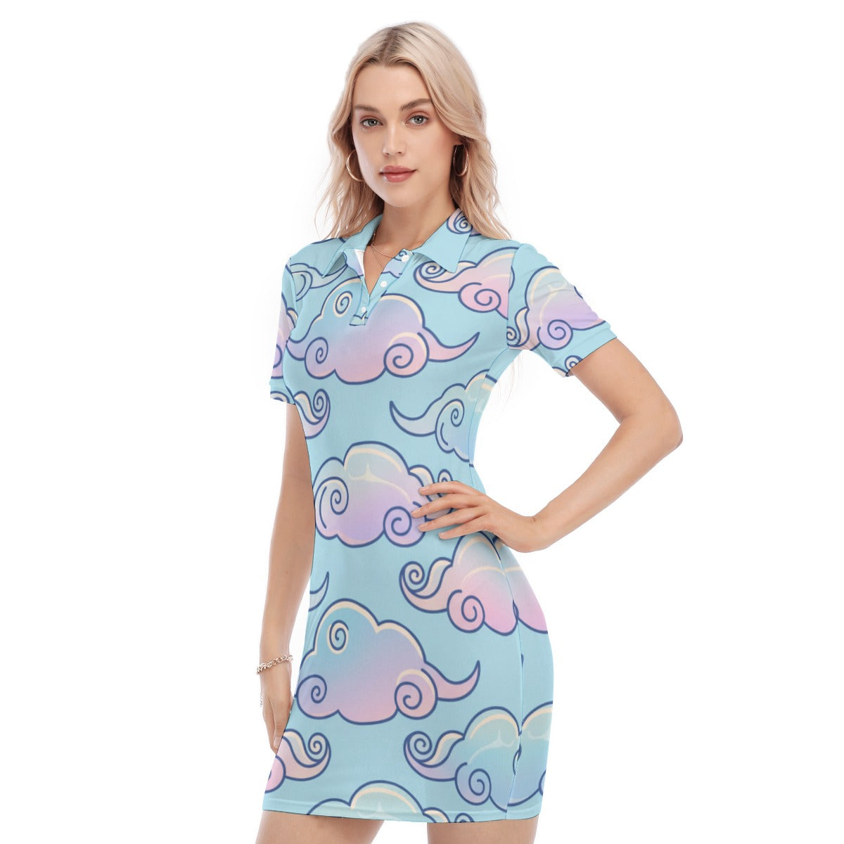 Women's Polo Collar Dress