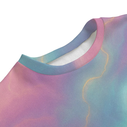 Unisex Drop-shoulder Knitted Fleece Sweater - view 3
