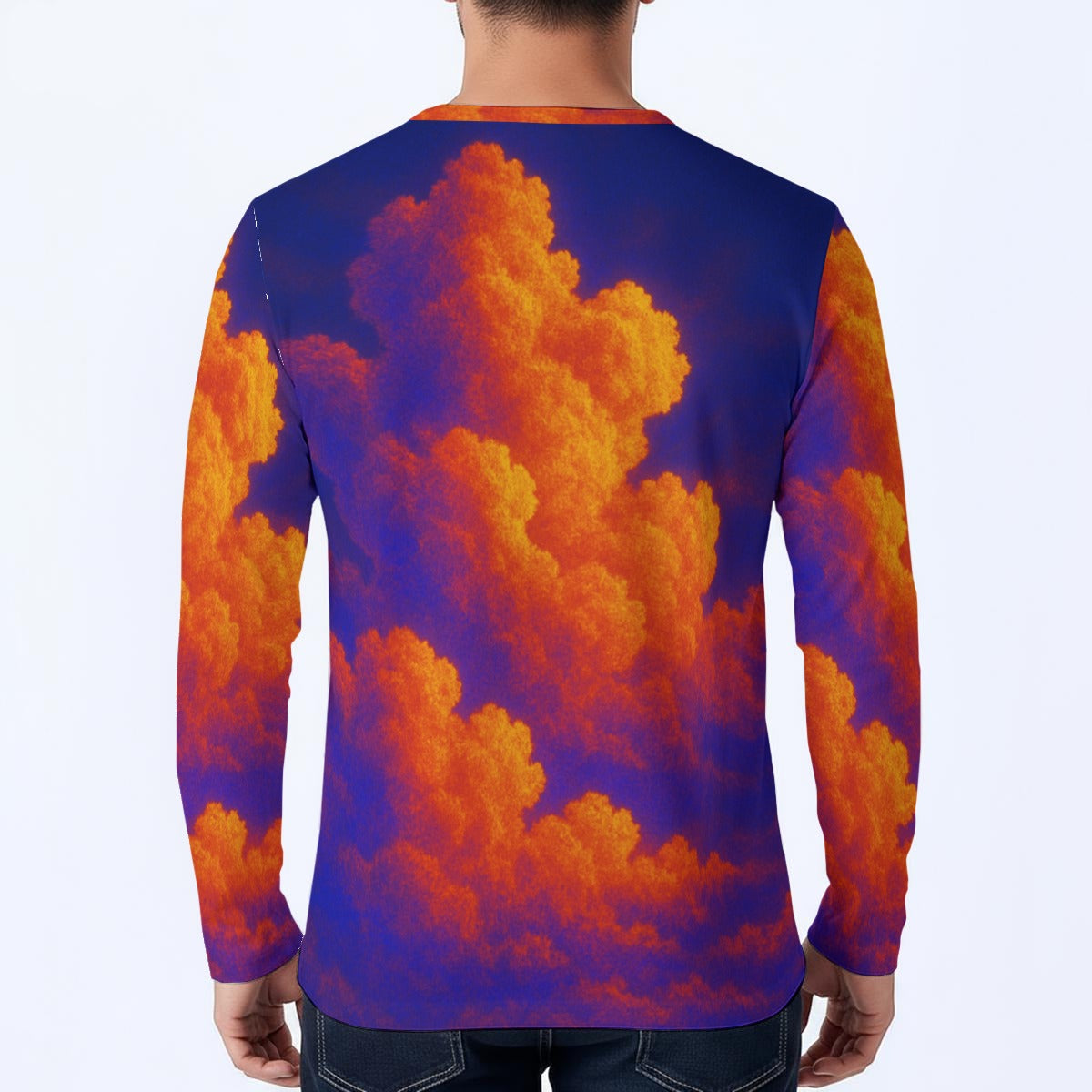 Men's Classic Long-Sleeve Henley Shirt