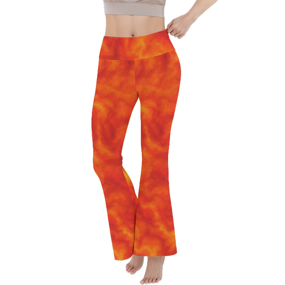 Women's Reversible High-Waisted Yoga Pants