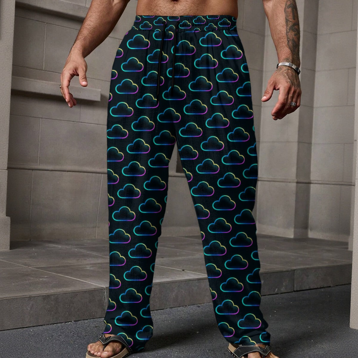 Men's Loose Casual Pants With Pocket