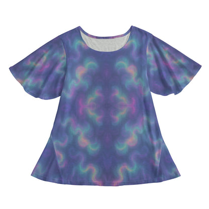 Women's Round Neck T-shirt With Short Sleeve