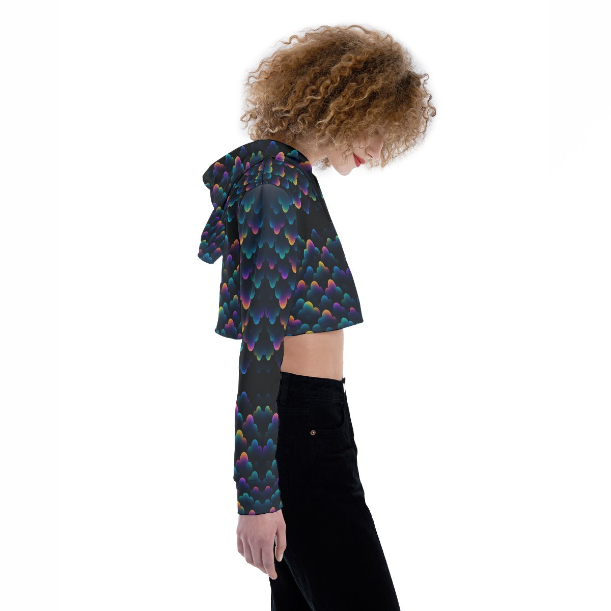 Women's Crop Top Hoodie