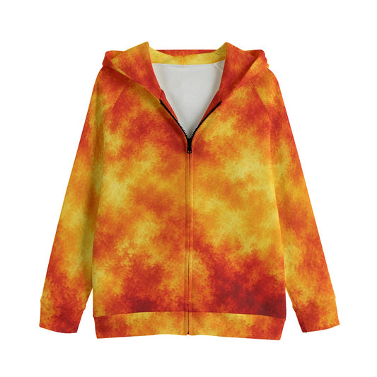 Children’s Zip-Up Raglan-Sleeve Hoodie | 310 GSM Cotton - view 1