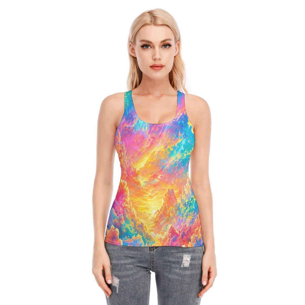 Women's Racer Vest | 190GSM Cotton