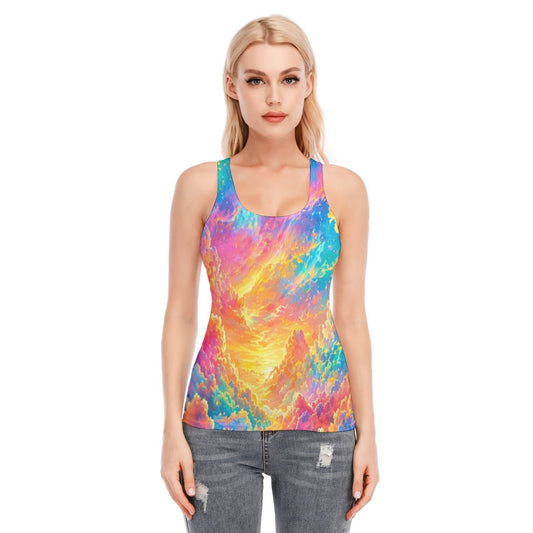 Women's Racer Vest | 190GSM Cotton