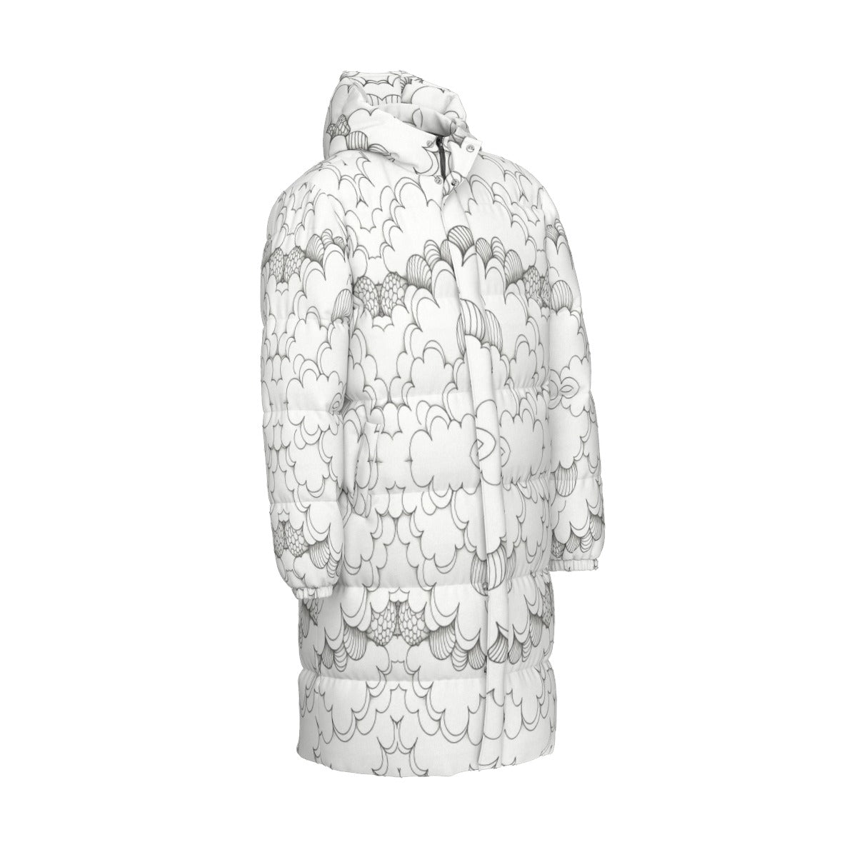 Unisex Long Down Jacket