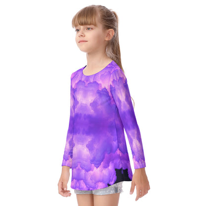 Unisex Kid's Long Sleeve O-neck T-shirt