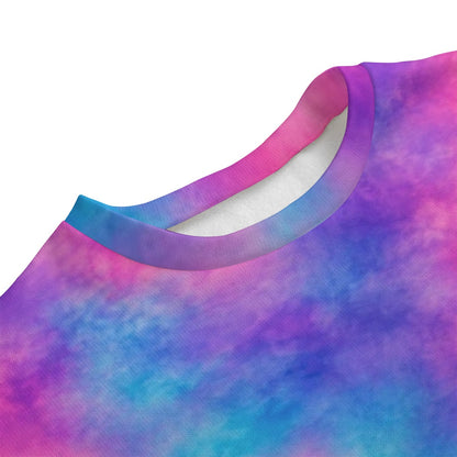 Unisex Drop-shoulder Knitted Fleece Sweater - view 3